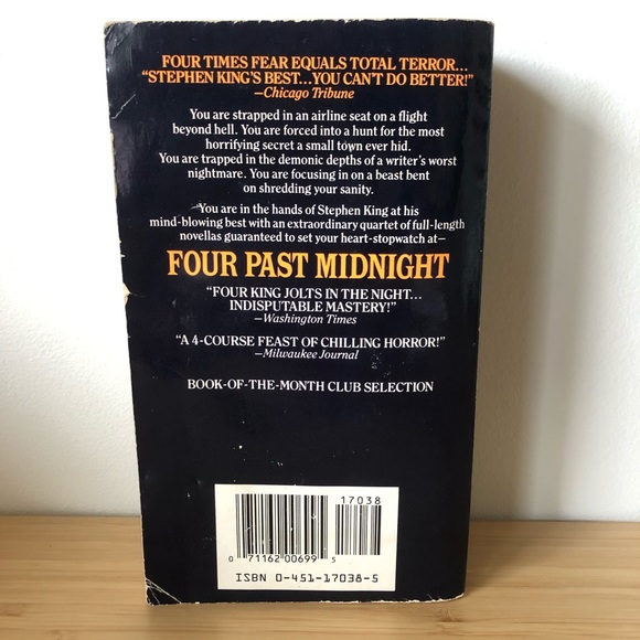 Stephen King Vintage Paperback 5 Book Lot IT Thinner Tommyknockers Bag of Bones - Picture 10 of 12